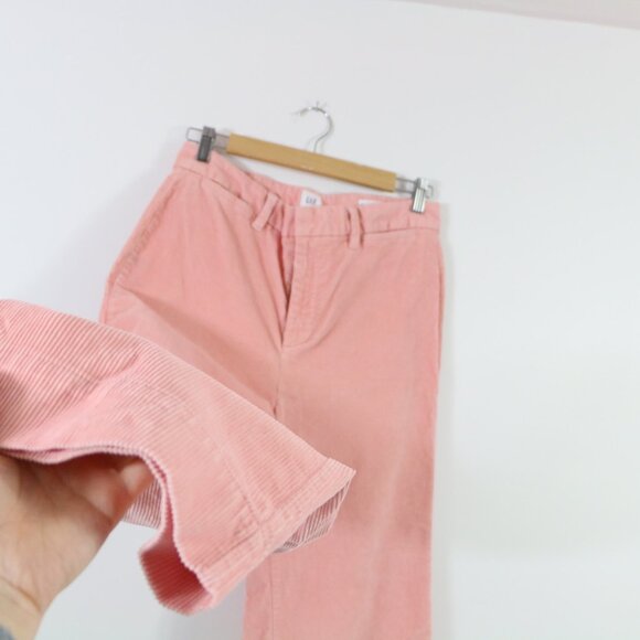 *GAP High Rise Wide-Leg Crop Pink Cords - Picture 4 of 6